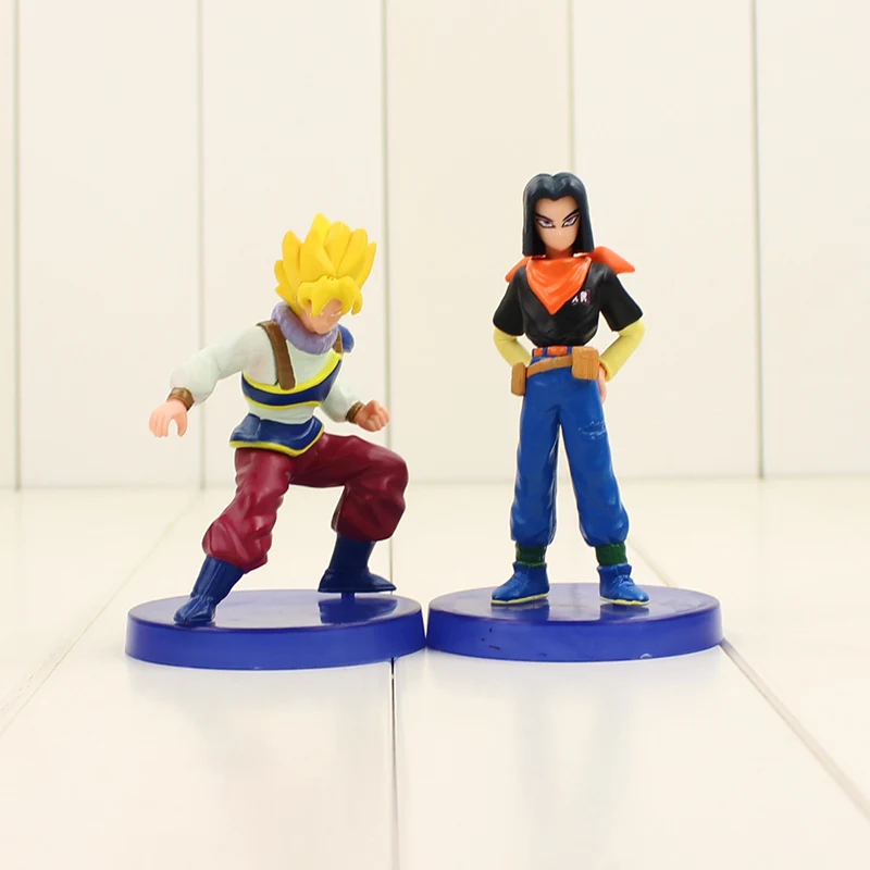 10-14 см 6 шт./лот Dragon Ball Z Super Saiyan Son Goku Vegeta Frieza Piccolo Cell Beerus ПВХ фигурка Модель Коллекция игрушек