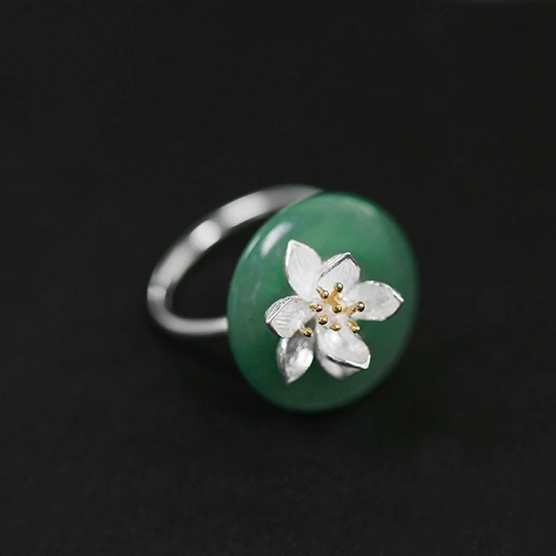 Lotus Fun Real 925 Sterling Silver Handmade Fine Jewelry Lotus Whispers Jewelry Set With Ring Pendant Necklace Drop Earring