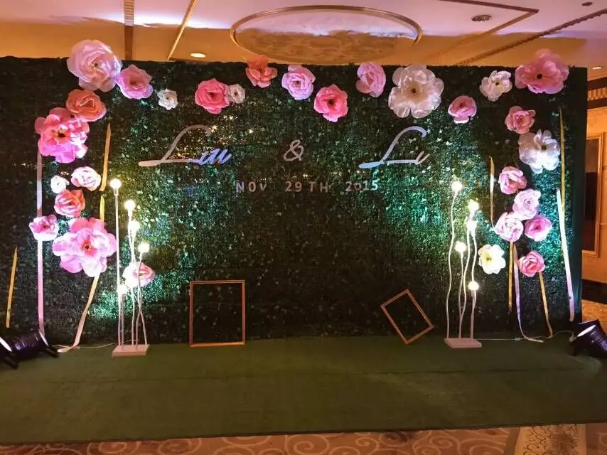 Diy Paper Flower Backdrop For Wedding Custom Wall Diy Paper Flower Backdrop For Wedding Custom Wall Decoration Party Supplies Birthday Kids In Artificial Dried Flowers From Home