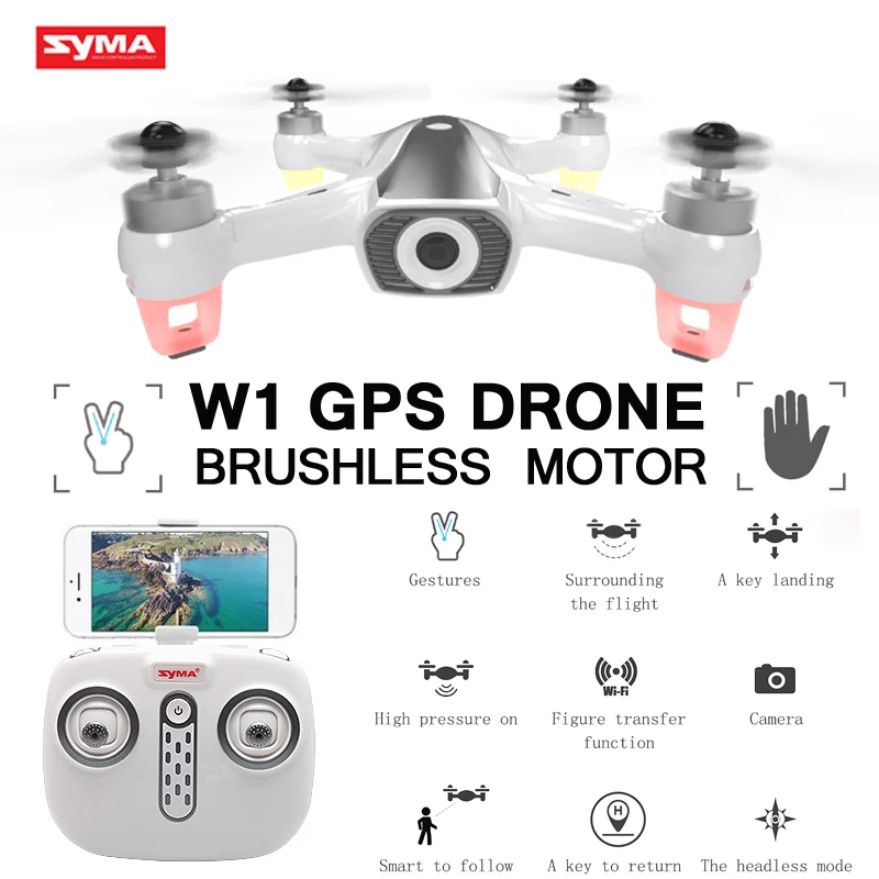 

GPS Drone FPV With 1080p 4K Camera HD Adjustable Gestures WiFi Optical Flow Positioning RC Quadcopter Gps vs jjrc x9 x8t H117S