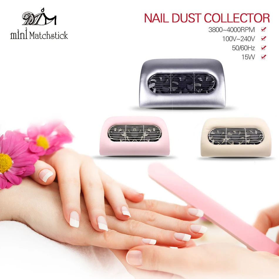 ФОТО Nail hand pad, tools, appliances, equipment, three fans, Nail Dust Collector, 4000RPM, PU leather, vacuum cleaner,D002