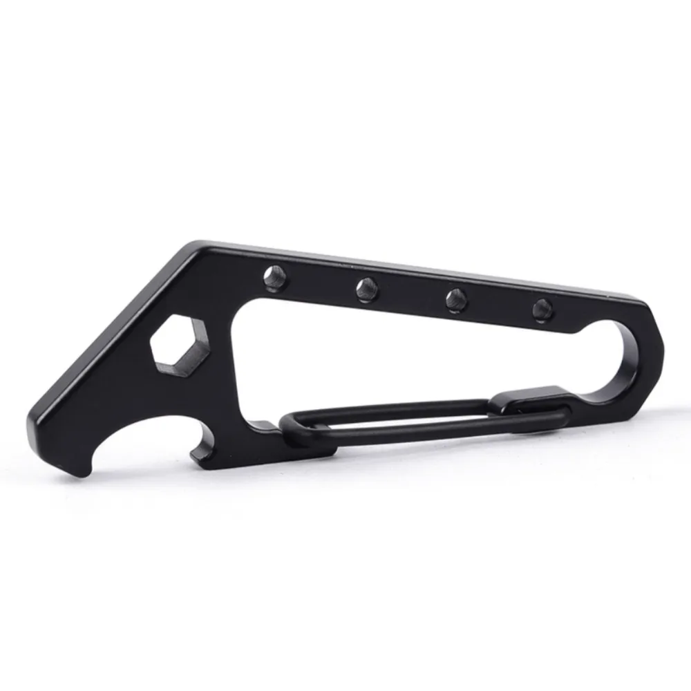 

Multipurpose Molle Tactical Carabiner Clips D-Ring Locking Buckle Hanging Hooks Tactical Carabiner Keychain Spring Lock Buckle
