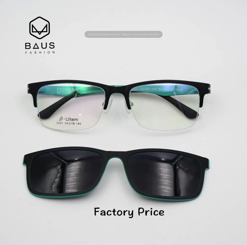 PK Half Frame font b Sunglasses b font Magnetic Clip On font b Sunglasses b font