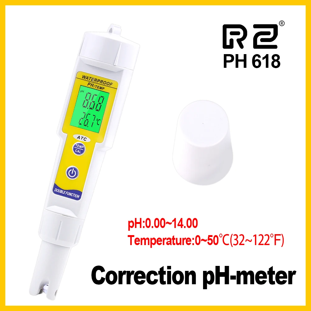 

Professional Mini Probe Pen-Type Water Quality Analysis Device Waterproof Acidity Meter Pen Type Quality Analysis Device pH-618