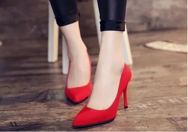 Marlisasa/милые женские офисные туфли-лодочки высокого качества на высоком каблуке; модные женские туфли-лодочки; Классическая обувь черного цвета; Femmes Talons Hauts; F273
