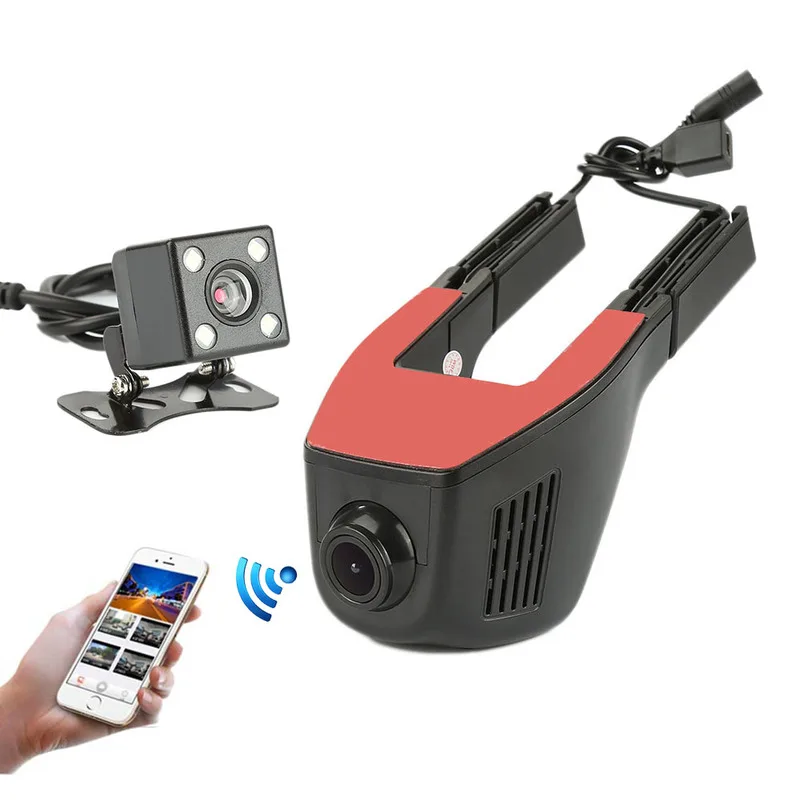 

Wifi Car DVR Registrator Dash Camera Cam Digital Video Recorder Camcorder 1080P HD Front Rear Dual Lens Night Version Recorder