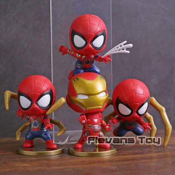 

Spider Man Homecoming Iron Man Spiderman Iron Spider PVC Figures Toys 4pcs/set