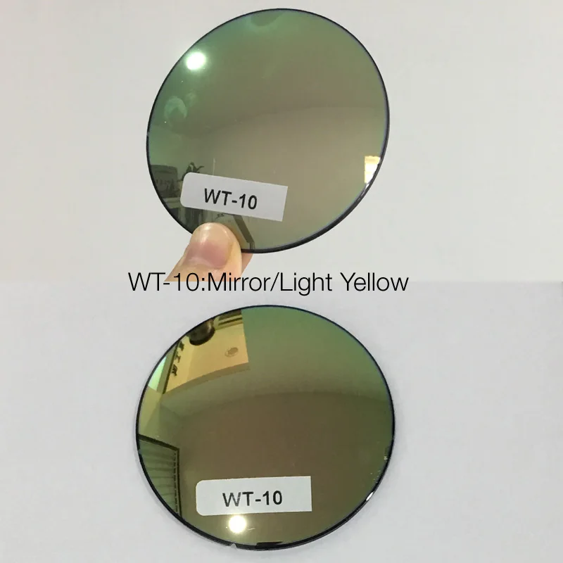 MUZZ 1,56 индекс зеркальные цветные очки для близорукости линзы 1,61 ИНДЕКС по рецепту линзы CR-39 УФ-защита солнцезащитные очки с линзами 2 шт - Цвет линз: Actual Photo