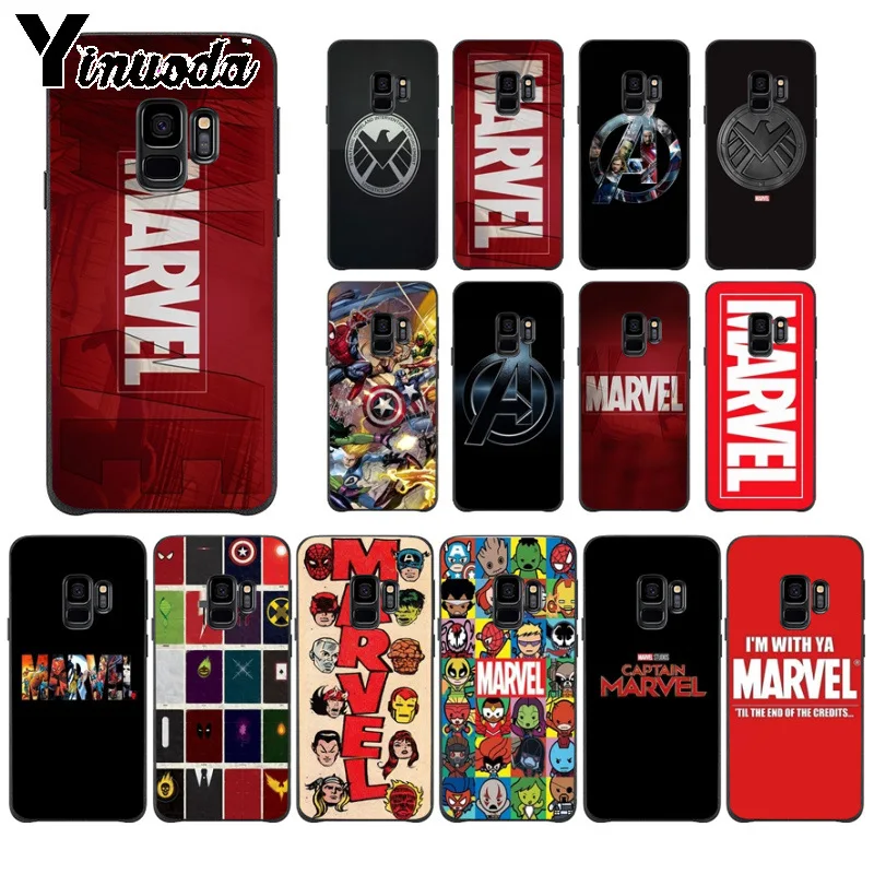 

Yinuoda Marvel Comics logo DIY Printing Drawing Phone Case for Samsung S9 S9 plus S5 S6 S6edge S6plus S7 S7edge S8 S8plus