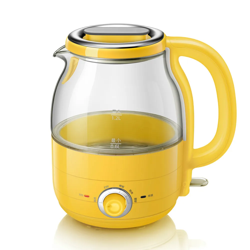 yellow electric kettle