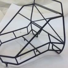 1/10 Рок Гусеничный багажник для крыши металлический рулон перекатывающийся каркас RC рамки навес для RC8WD Z-K0050 TF2 Trail найти 2 осевая SCX10 пикап