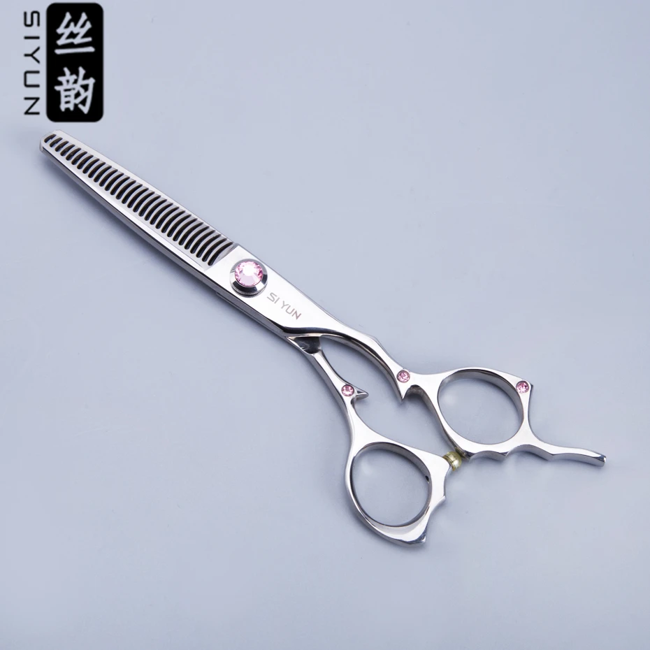 

6.0inch thinning scissors,convenient diamond switch screw and jewel handle,professional hairdressing scissors,hair scissors