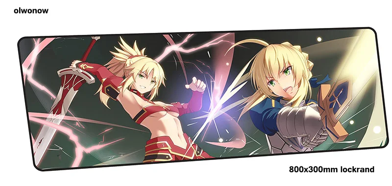 Fate Apocrypha коврик для мыши 80x30 см игровой коврик для мыши большой коврик для геймера High-end игровой компьютерный стол Клавиатура со встроенной