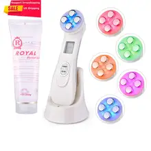 Мезотерапия ЭМС Электропорация RF радиочастотный светодиодный фотонный прибор для ухода за кожей лица подтяжка лица машина для красоты кожи