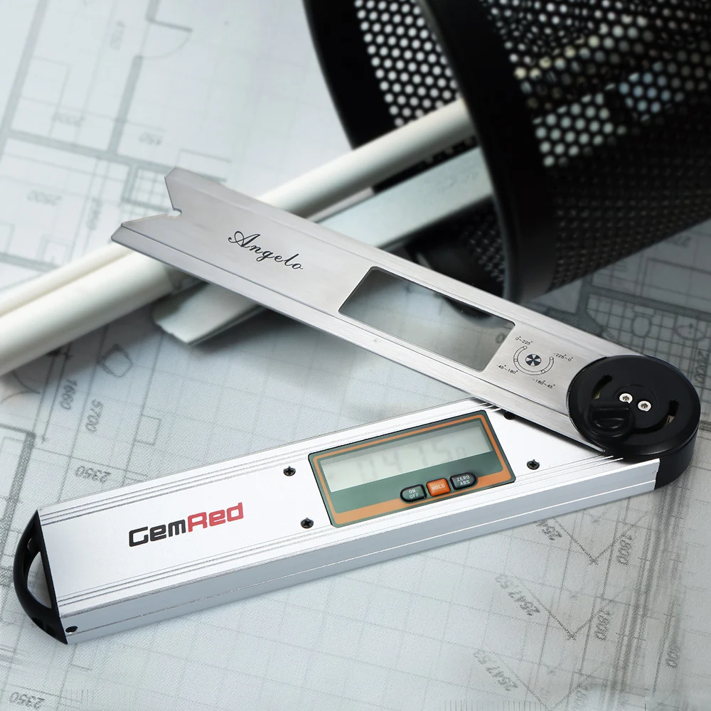 Цифровой датчик угла Goniometer выравнивающий инструмент цифровой дисплей транспортир Нержавеющая Сталь Угол Finder Clinometer