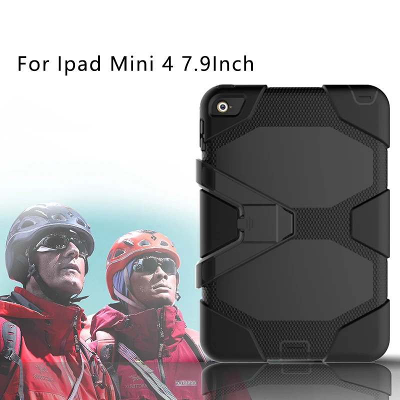 

Heavy Duty Drop Resistance Case For iPad Mini 4 7.9 Rugged Shockproof Anti-slip Silicone Cover For iPad Mini 4 7.9 Tablet Case