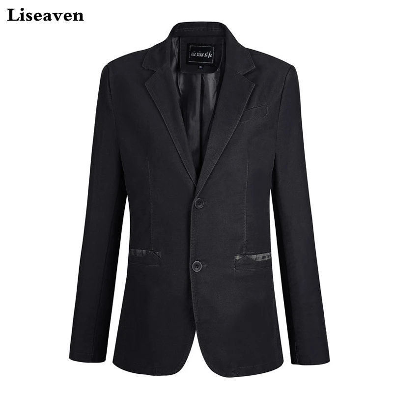 

Liseaven New Autumn Casual Blazers Men Fashion Thin Jacket Men's Coats Male Blazer Plus Size Suits Brand Clothing