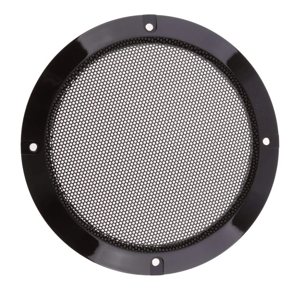 

2PCS Black Replacement Round Speaker Protective Mesh Net Cover Speaker Grille 2/3/4/5/6.5/8/10 inch for Choices