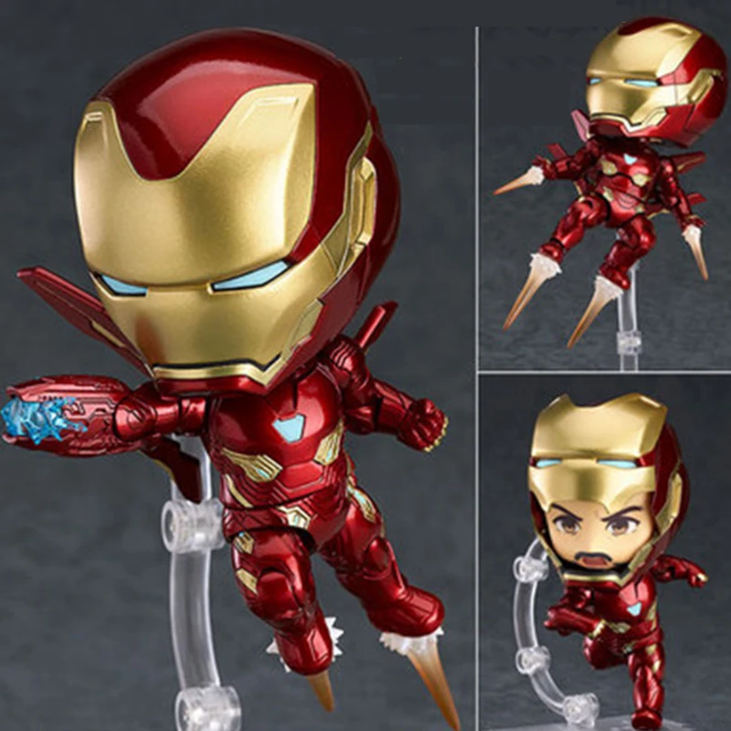

NEW Movie Avengers Infinity War Iron Man Mk50 Ironman Nendoroid 988 Cartoon Toy Action Figure Model Doll Gift