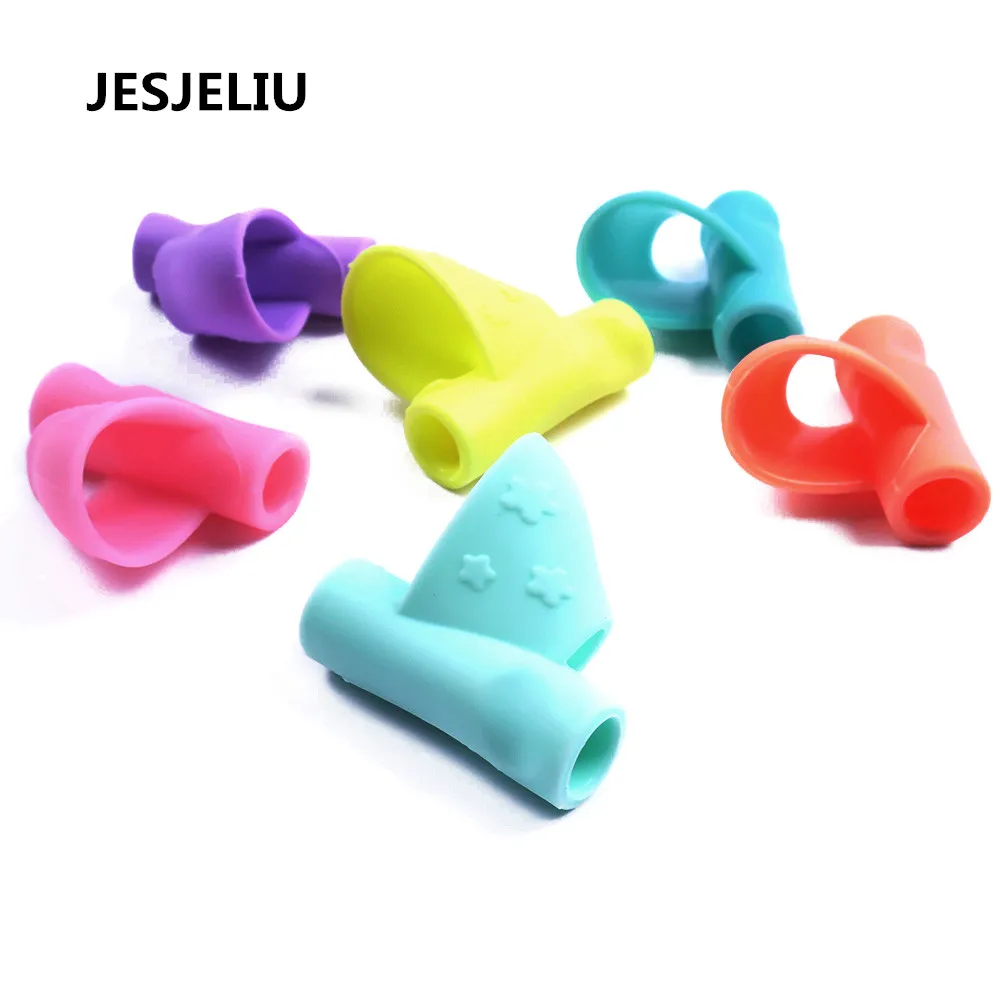 

3Pcs Silicone Children Writing Posture Corrector Hold Pen Stationery Student Education Gift Learning Toy