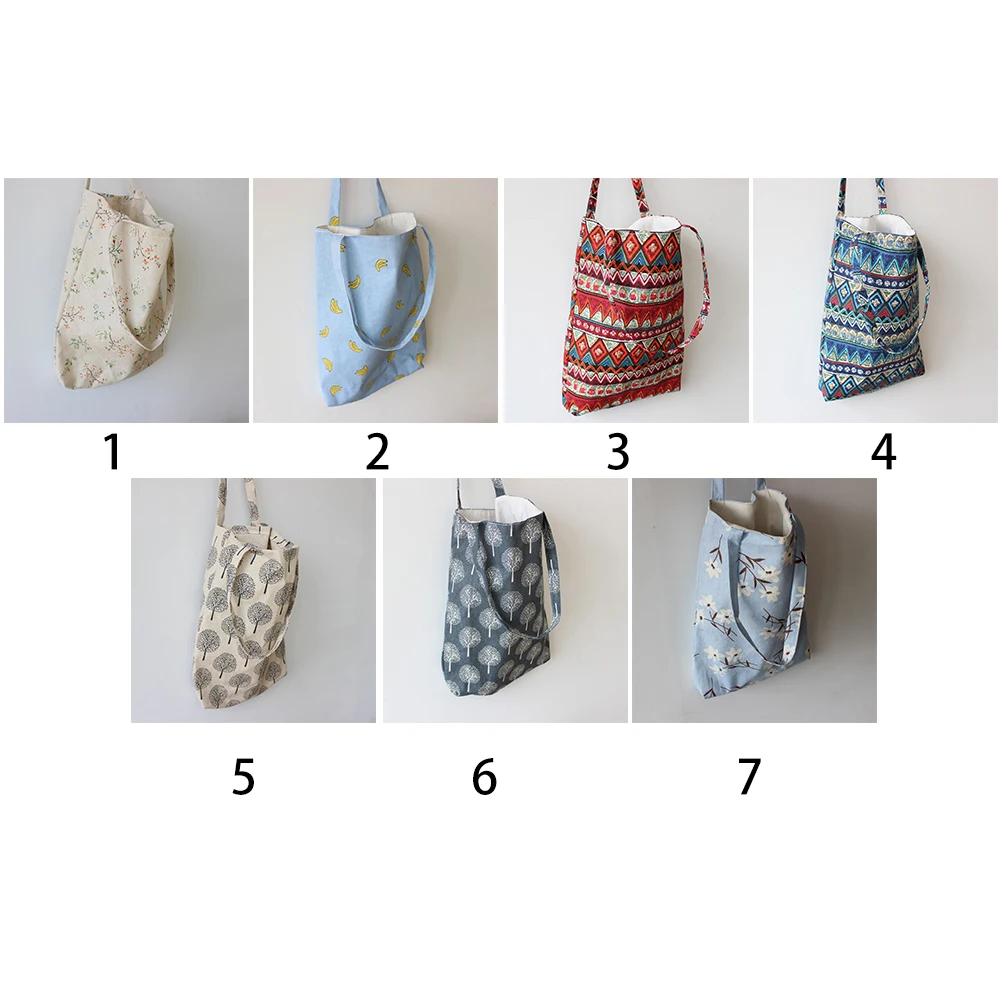 Women Floral cotton Linen single Shoulder Shopping Bags Large Capacity Casual Beach Satchel traveling Tote Handbag Women Floral cotton Linen single Shoulder Shopping Bags Large Capacity Casual Beach Satchel traveling Tote Handbag