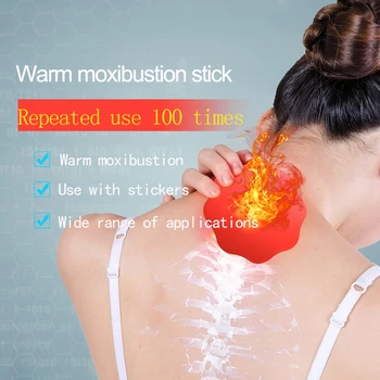 

DIDAONUMEN Self Heating Silicone Slice Pain Relief Painless acupuncture Warm moxibustion
