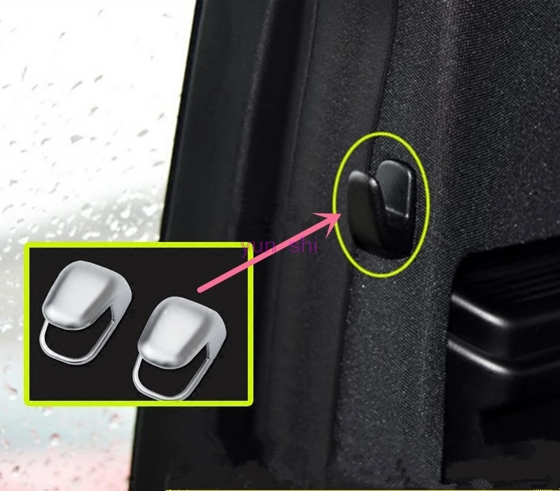 2 pcs ABS chrome Car B Column Pillar Hook Cover Decoration Car-styling For Mercedes Benz E S class W212 W222 CLS class