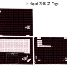 Ноутбук углеродного волокна кожи наклейки чехол для lenovo Thinkpad X1 Йога 3rd Gen 1" выпуска