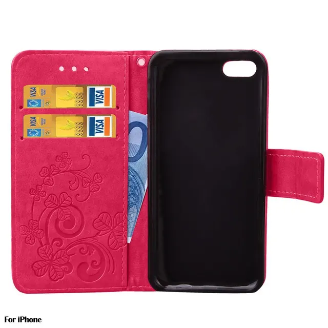 Wallet Stand Flip PU Leather Cover Case for iPhone Xr Xs Max 6.1 6.5 inch SE 4 5 Phone Cases Book Style On X 4S 5S 6 6s 7 8 plus