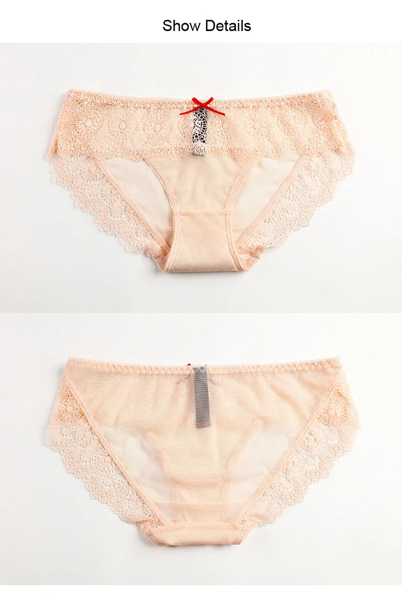 Sexy Lace Women Panties Transparent Mesh Underpants Elegant Pretty Briefs Seamless Cotton Women Underwear Hipster Lingrie (12)