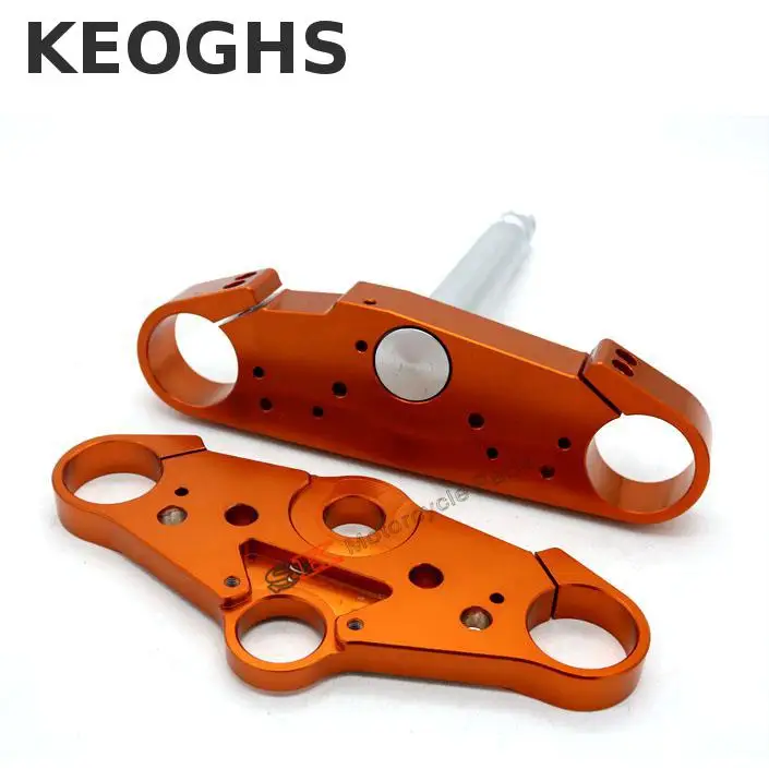 Keoghs мотоциклетные тройные деревья Cnc алюминиевая верхняя и бутылочная зажим для