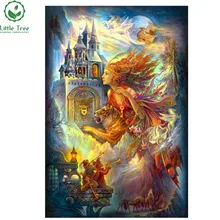 DIY Алмазная картина сказочное королевство ангел, алмазная вышивка крестиком полная дрель картина удивительный diy креативный подарок