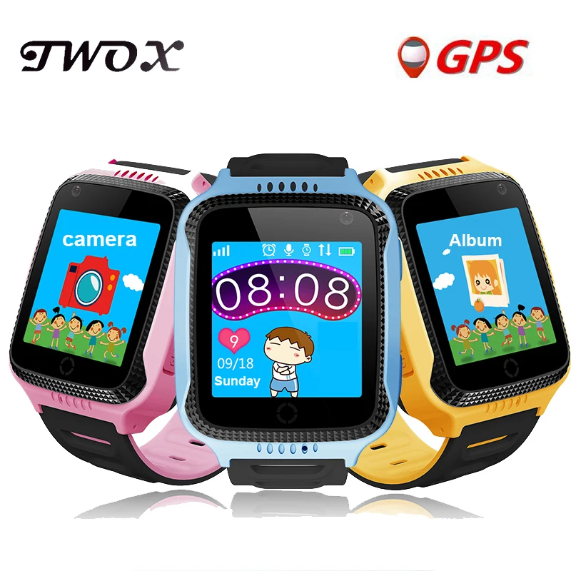 TWOX Q528 Y21 gps умные часы с фонариком детские часы с сенсорным экраном SOS устройство обнаружения вызова трекер для детей безопасный PK Q50 Q100