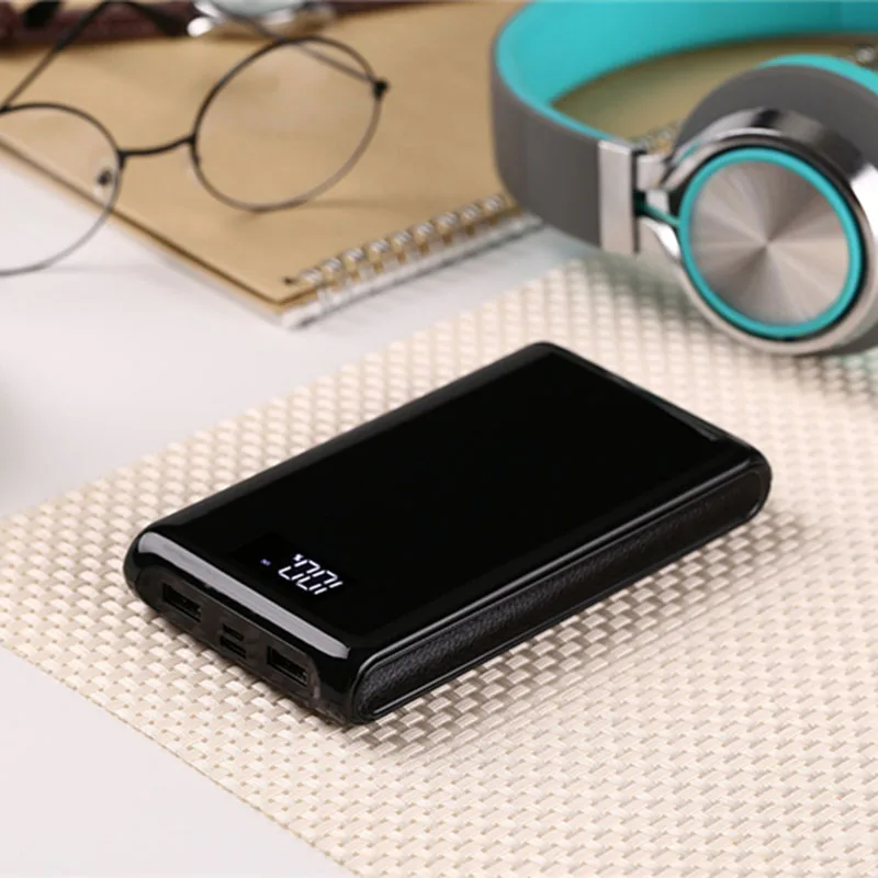 Двойной USB внешний аккумулятор чехол DIY Kit зарядное устройство с Type C и Micro вход HSJ
