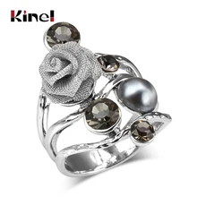 2014 Wholesale Selling Bohemian Retro 925 Silver Topaz Ring Purple Turquoise Big Statement Rings For Women 2014 Wholesale Selling Bohemian Retro 925 Silver Topaz Ring Purple Turquoise Big Statement Rings For Women