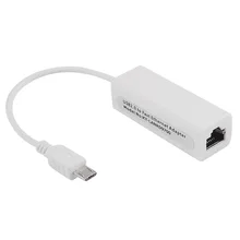 Горячие микро USB 5 Pin 10/100 Мбит/с RJ45 LAN Ethernet адаптер для планшетных ПК