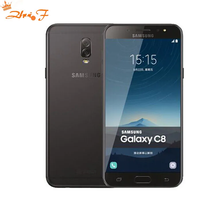 Samsung Galaxy C8 (SM-C7100) Super AMOLED FHD 4G RAM 64G ROM 16MP Front Camera dual sim Octa Core Lte 4G Mobile Phone Samsung Galaxy C8 (SM-C7100) Super AMOLED FHD 4G RAM 64G ROM 16MP Front Camera dual sim Octa Core Lte 4G Mobile Phone