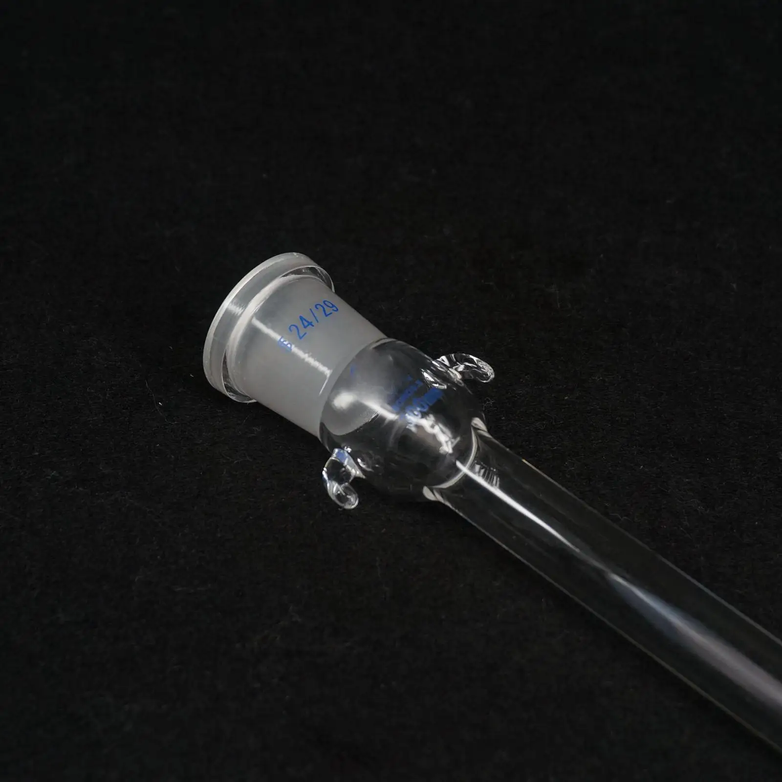 16x300mm 24/29 Glass Chromatography Column PTFE Stopcock Ground Cone Fritted