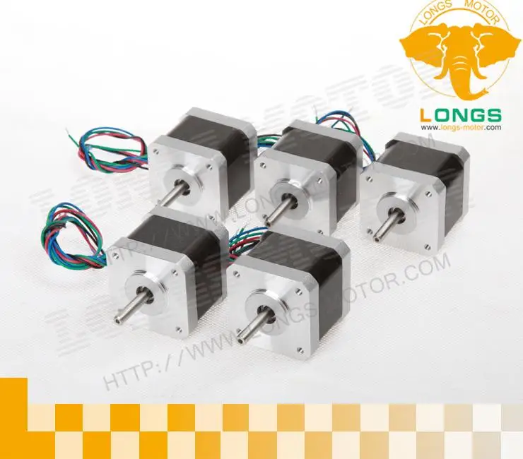 Шаговый двигатель Nema 17 48 унций/дюйм 40 мм 1 7 А лазерный шлифовальный станок с ЧПУ