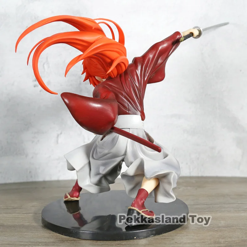 Rurouni Kenshin Meiji Swordsman романтическая история Himura ПВХ фигурка Коллекционная модель