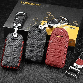 

LUCKEASY High-quality Smart Key Keyless Remote Entry Fob Case Cover with Key Chain For Volvo XC60 V40 V60 S80L S60L