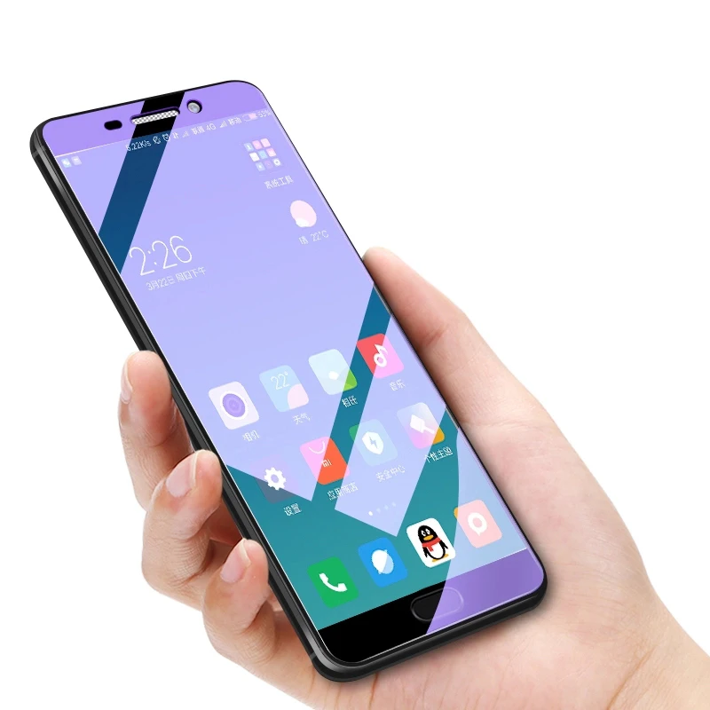 

MicroData Tempered Glass For Meizu M3 M5 M6 Note Screen Protector 9H Anti Blue Light Protective Film Glass For Meizu Series M5