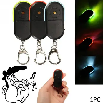

Mini Anti-lost Whistle Key Finder Wireless Alarm Smart Tag Key Locator Keychain Tracker Whistle Sound LED Light Things Tracker