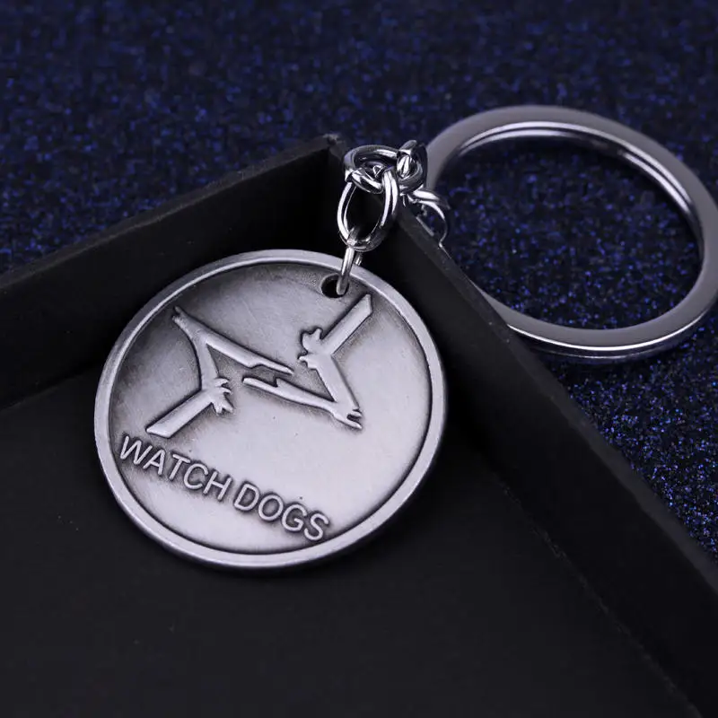 Новые часы собака лиса логотип брелок Ubisoft аксессуары для игр Aiden Pearce косплей