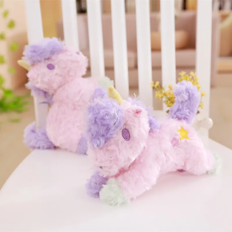 Miaoowa 1pc 23cm Kawaii Colorful Unicorn Plush Toys Stuffed Soft Animal Doll Lying&Standing Unicorn Lovely Kids Toy Cute Gift Miaoowa 1pc 23cm Kawaii Colorful Unicorn Plush Toys Stuffed Soft Animal Doll Lying&Standing Unicorn Lovely Kids Toy Cute Gift