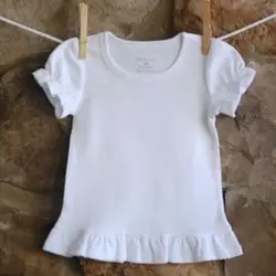 Детская одежда, летние стильные белые футболки с короткими рукавами для девочек, модный Повседневный Топ, базовая футболка для маленьких