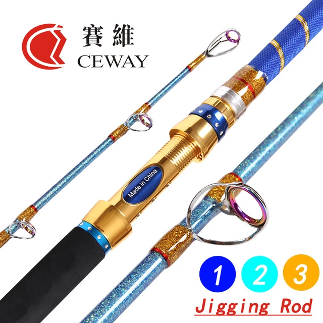 Carbon Fibre Fishing Rods Jig Poles Boat Rod Hard Powerful Jigging