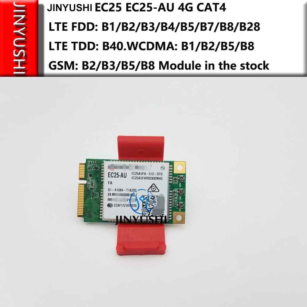 EC25 EC25-AU MINI PCIE FDD-LTE/TDD-LTD B1/B2/B3/B4/B5/B7/B8/B28/B40 CAT4 поддержка gps ГЛОНАСС, BeiDou, Galileo и QZSS