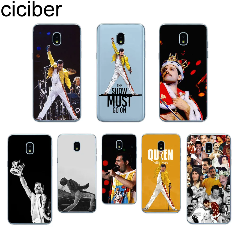 

ciciber for Samsung Galaxy J6 J5 J7 J8 J1 J2 J3 J4 Pro Core Plus Prime mini 2017 2018 2016 Phone Cases Soft TPU Freddie Mercury