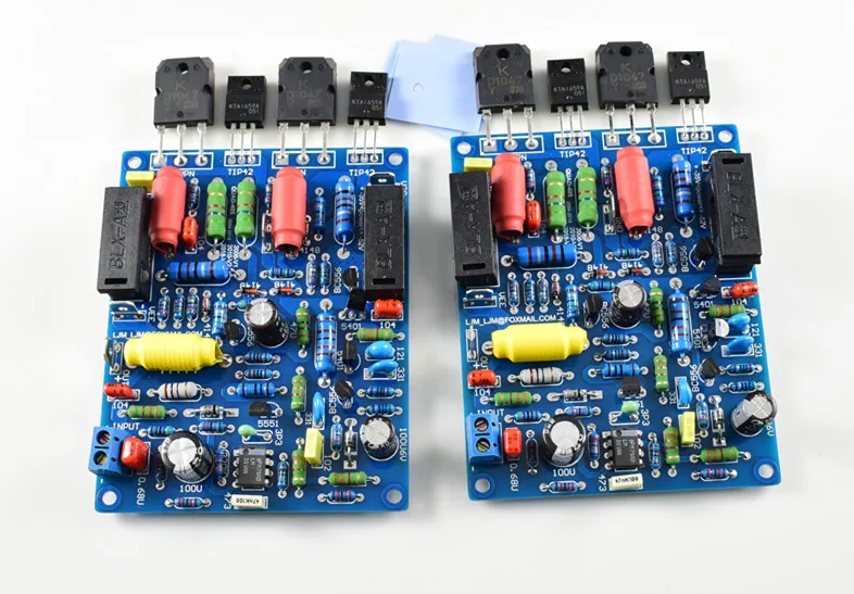 2 шт QUAD405 125 Вт+ 125 Вт усилитель мощности платы Hi-Fi Amp DIY Kit Dual 2,0 channel